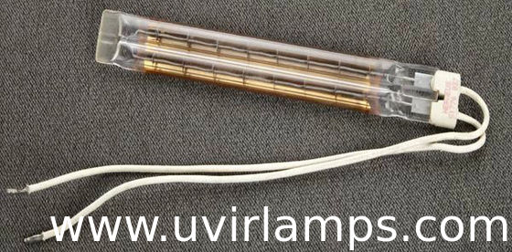 China Brand Twin Tube IR Infrared Heating Lamps for DVD Shell Coating 5000Hours