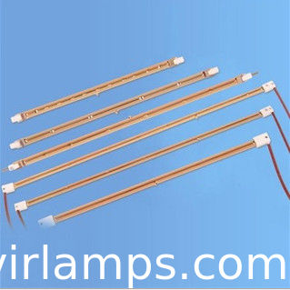 Custom Carbon Fiber Infrared IR Heating Tube lamps Use On PET Bottle Machine