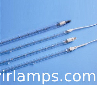 Custom Carbon Fiber Infrared IR Heating Tube lamps Use On PET Bottle Machine