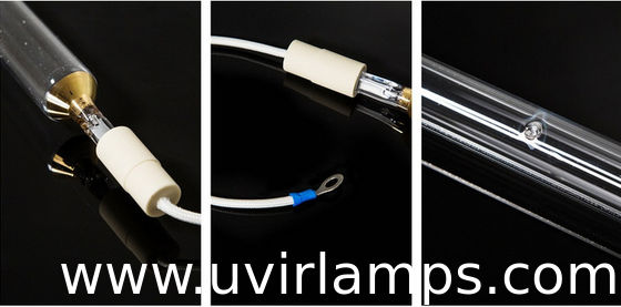 3KW Mercury Lamp Ceramic Holder With Wire For Shoe Machine