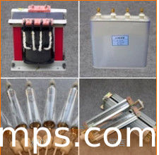 3 kwuv lamp transformer, capacitor, chimney, 4 times