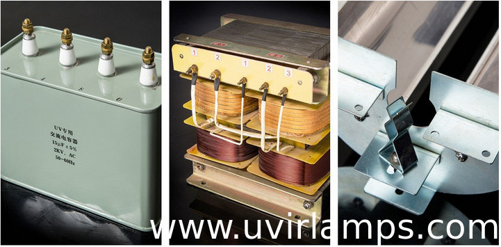 3 4 8 15 Micro Farad Power capacitor With 4Pins Connector For UV Coating Machine